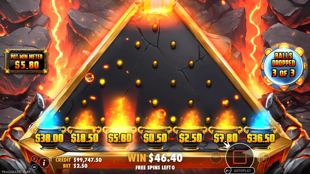 Lava Balls - Plinko Drop Feature